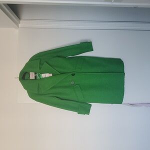 BCBGeneration Bright Green Pea Coat